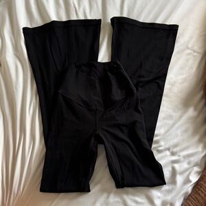 Aerie Black Women's Flared Leggings size XS